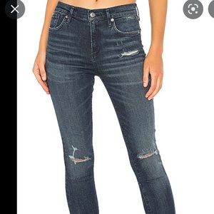 Agolde Sophie skinny in dare size 24 - worn once